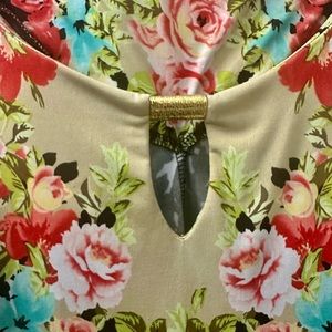 Roaman’s plus size spring flower dress.   Beautiful print.   Size 22W